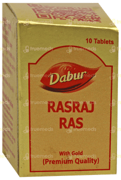 Dabur Rasraj Ras With Gold Tablet 10